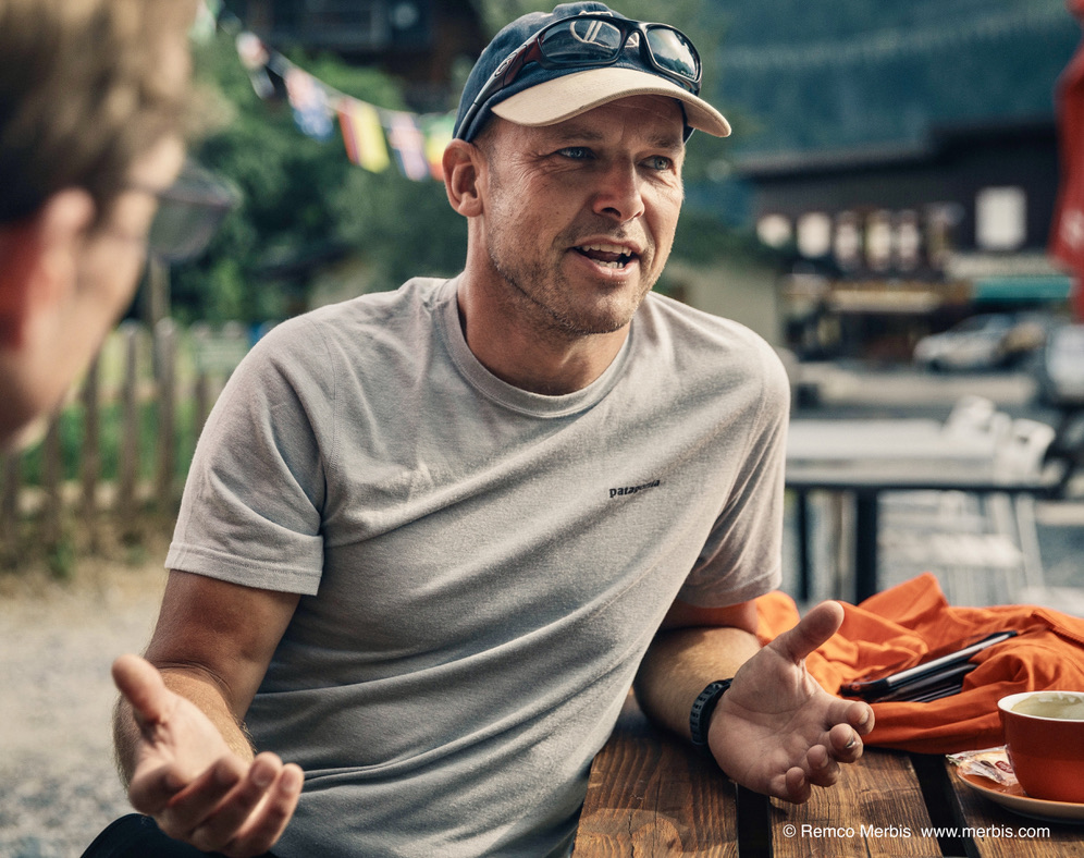 Iain in conversation, on location for a client engagement